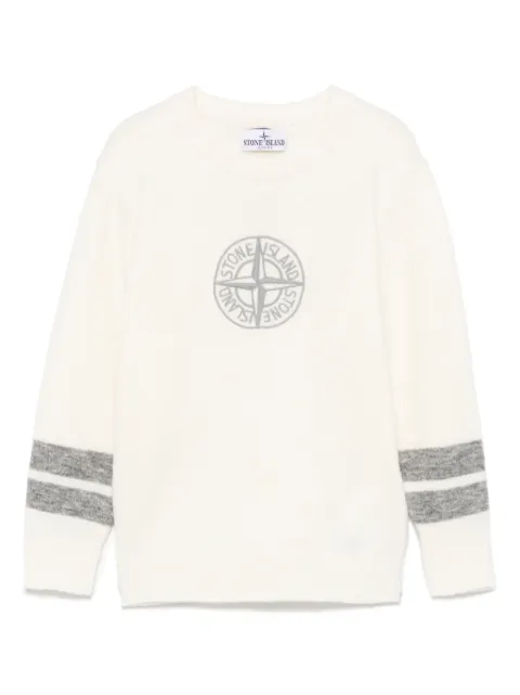 Stone Island Junior Compass-motif sweater