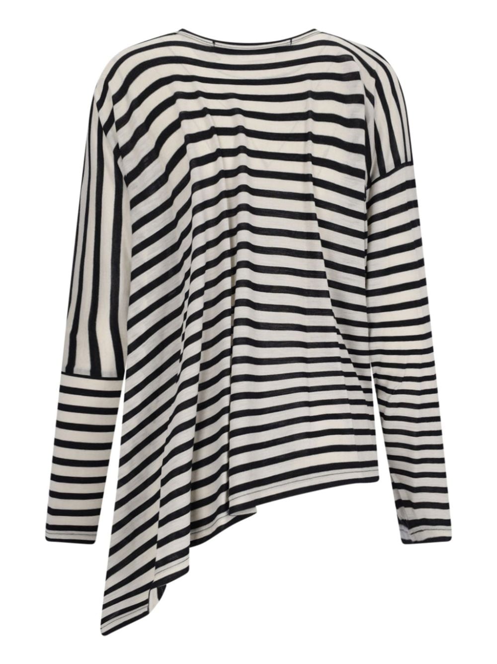 Junya Watanabe striped T-shirt - Zwart