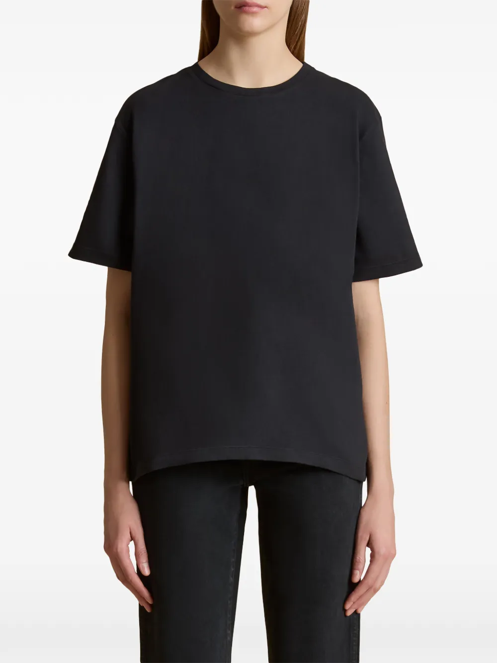 KHAITE The Mae T-shirt Zwart
