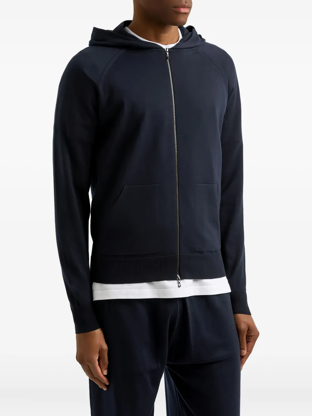 ENTIRE STUDIOS Hoodie met rits Blauw