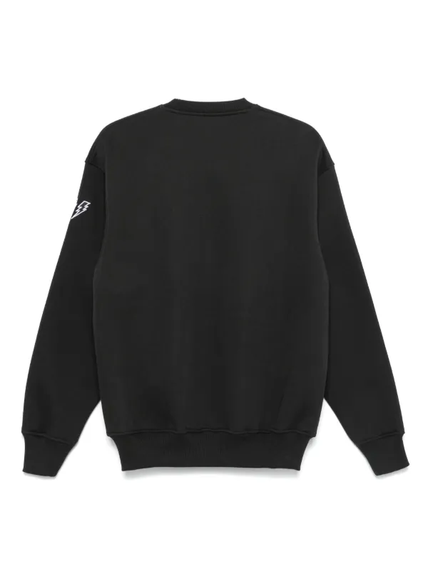 NEIL BARRETT|SWEATSHIRTS (Easy Drop Shoulder Double Bol Neil Barrett double-bolts drop-shoulder Sweatshirt | Grey