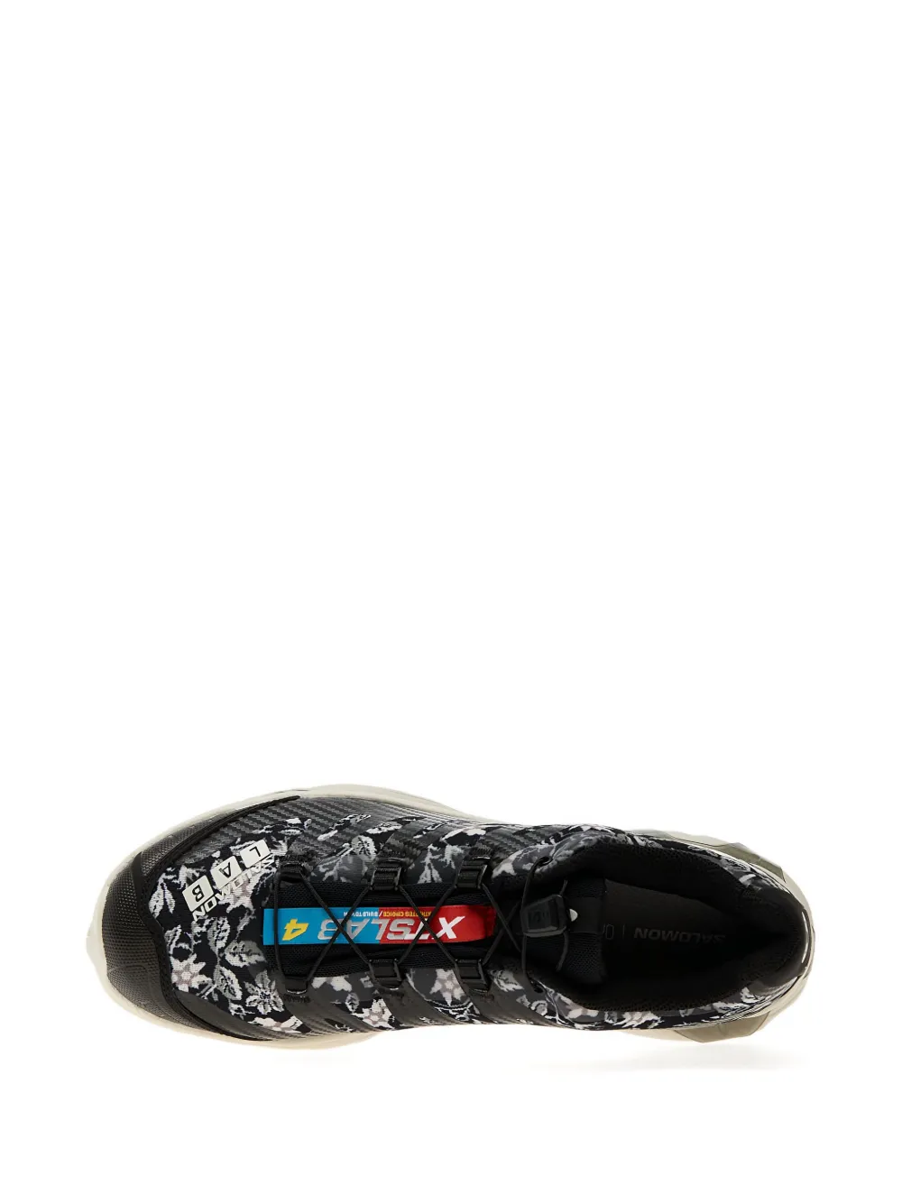 Salomon Advanced XT-4 Needlepoint sneakers met bloemenprint Zwart