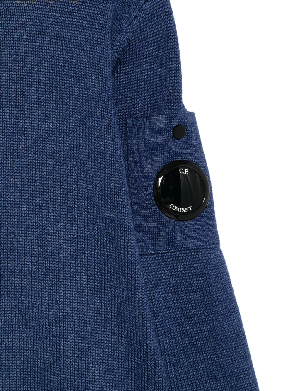 C.P. Company Kids Trui met lens-detail Blauw