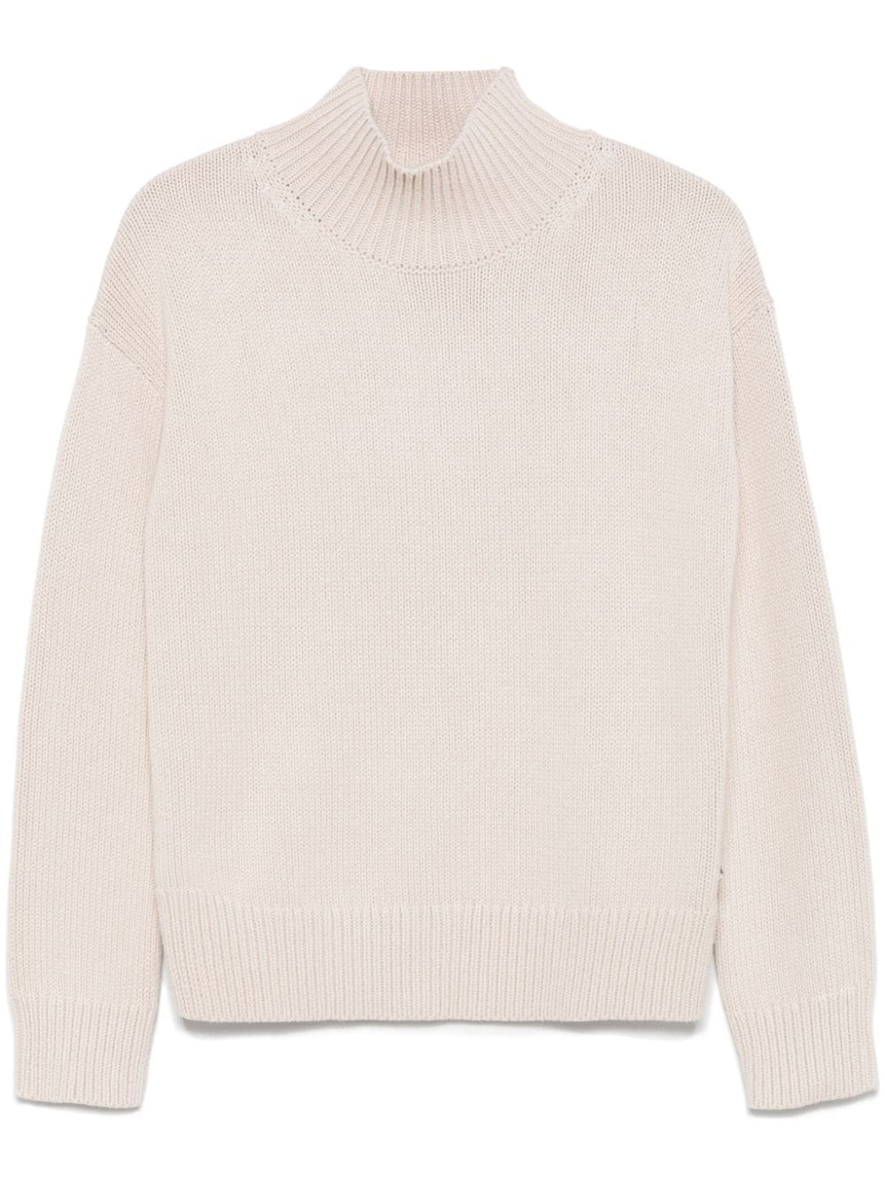 Calvin Klein High-neck Sweater In Neutrals