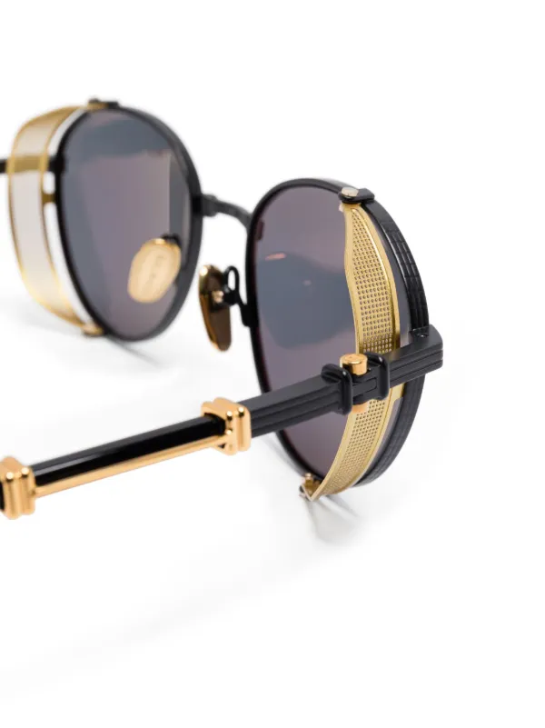 【Balmain 】Brigade-I Sunglasses Balmain Eyewear Brigade I Sunglasses | Black | FARFETCH
