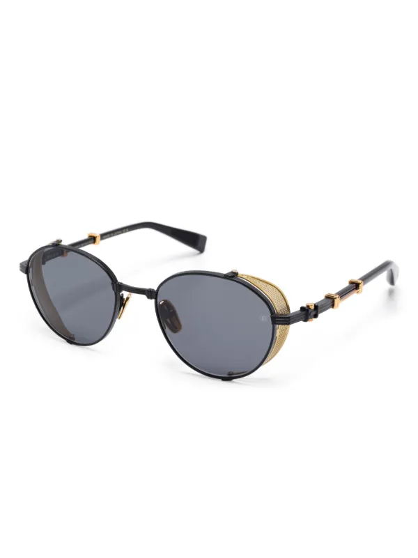 Balmain Eyewear Brigade I Sunglasses | Black | FARFETCH IL