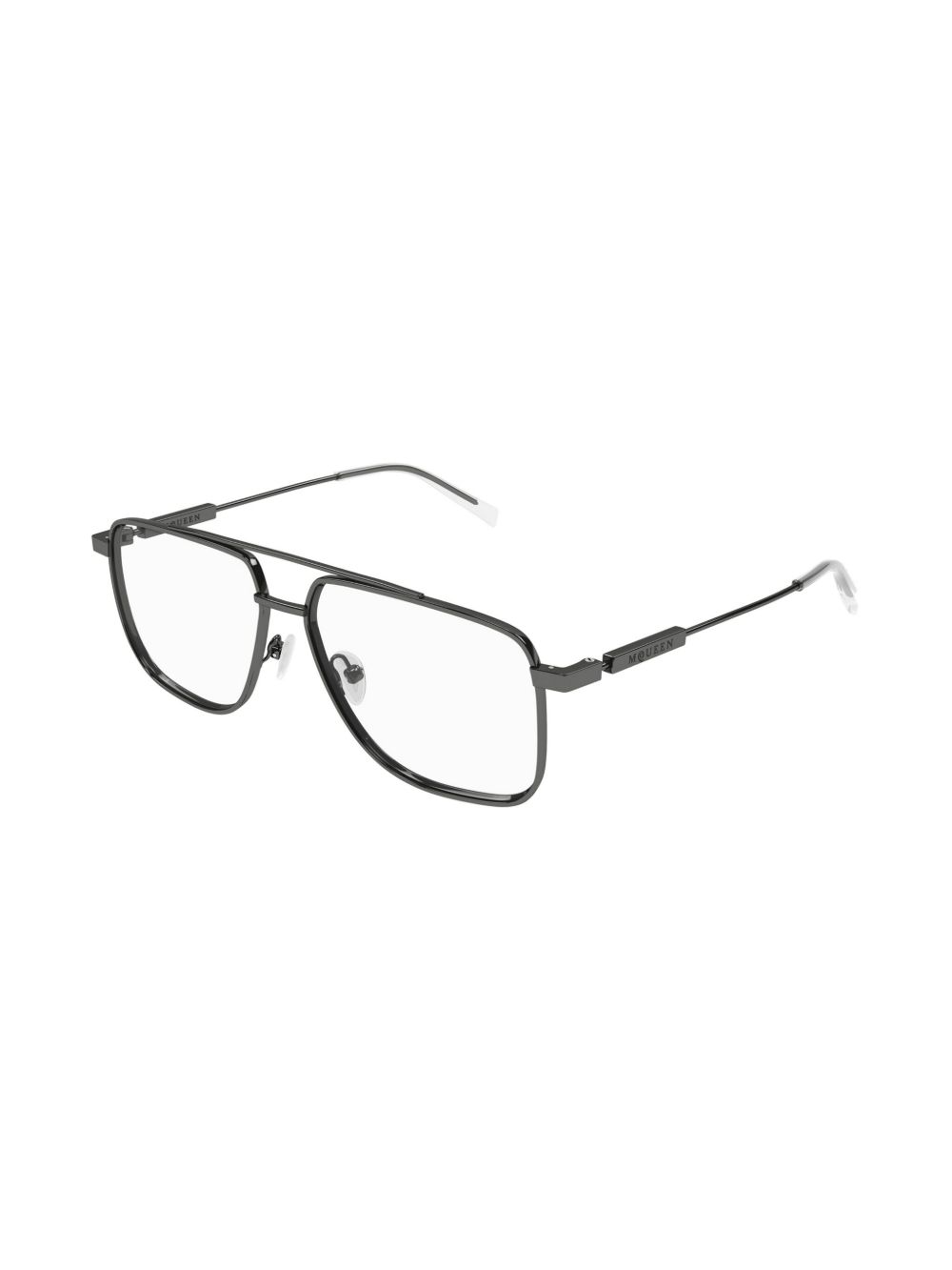 Alexander McQueen Eyewear Bril met oversized montuur - Grijs