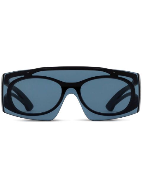 Alexander McQueen Eyewear logo-print sunglasses Men