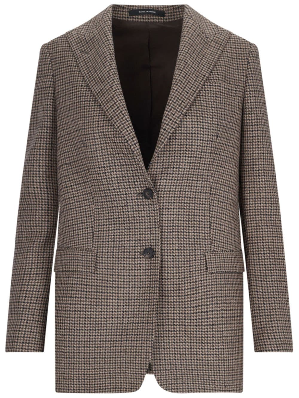 Shop Tagliatore Bertha Blazer In Brown