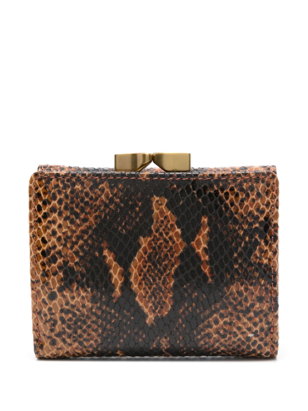 Vivienne Westwood small Frame wallet - Bruin