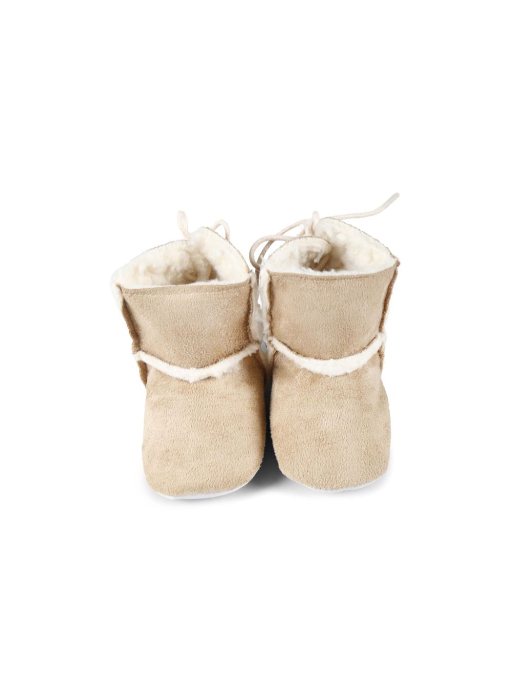 Tartine Et Chocolat faux-fur trim boots Neutrals