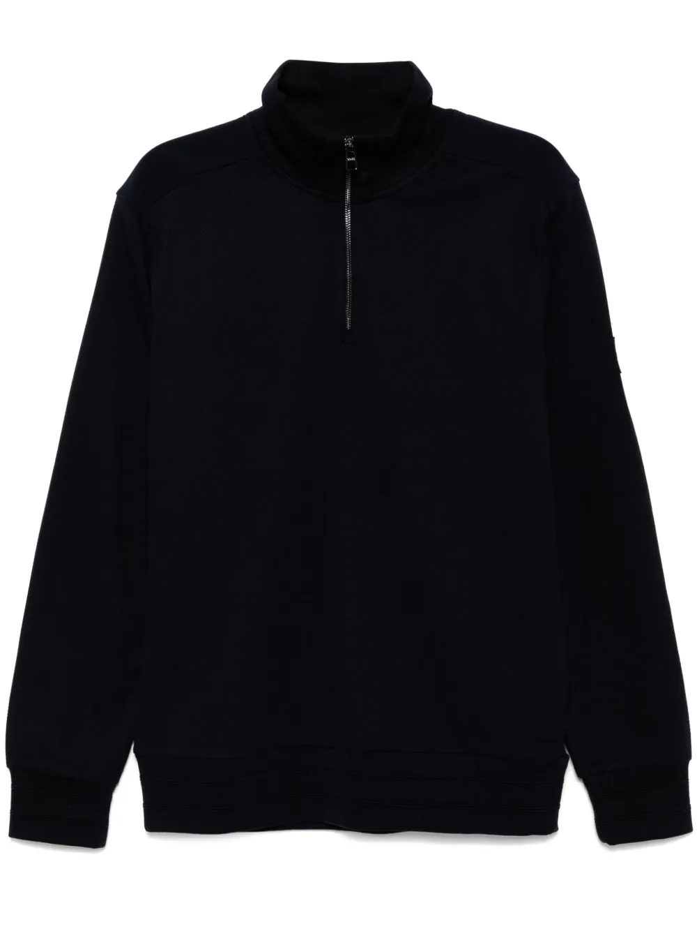 BOSS sudadera con medio cierre | azul | Image 1