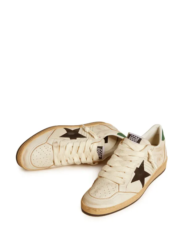 Golden Goose Ball Star レザースニーカー | ホワイト | FARFETCH JP