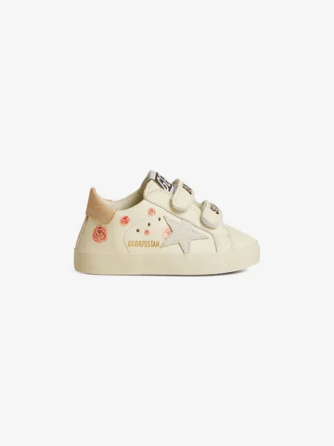 Golden Goose Kids Baby School leather sneakers