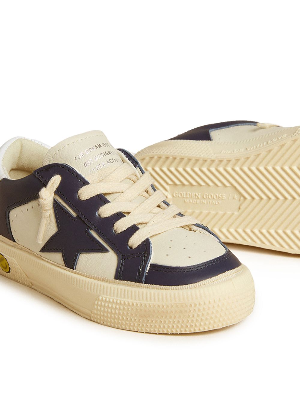 Golden Goose Kids May Star sneakers - Wit