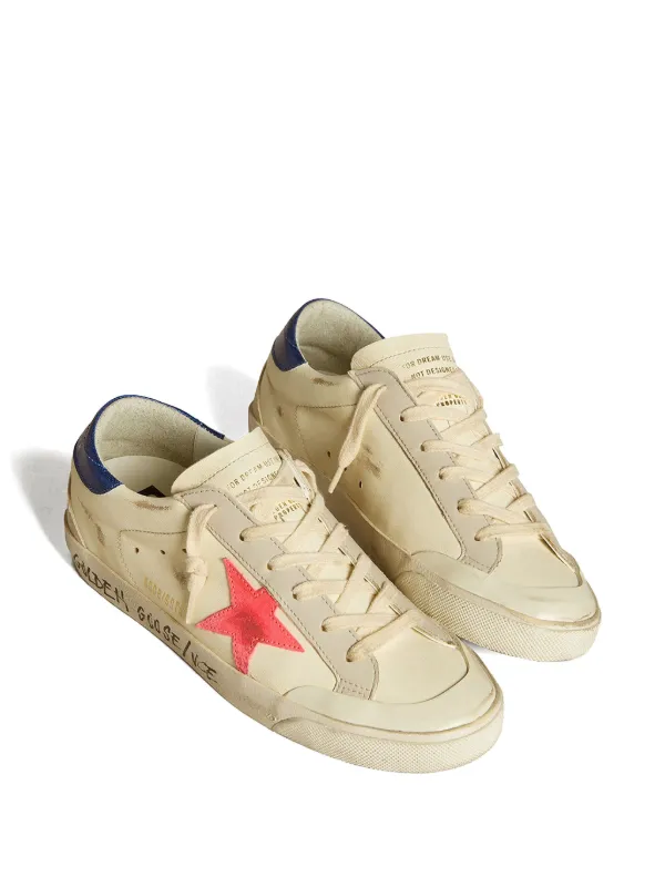 【送料&関税込】Golden Goose Sneakers Super-star Penstar Cla GOLDEN GOOSE Superstar Penstar distressed leather, leopard