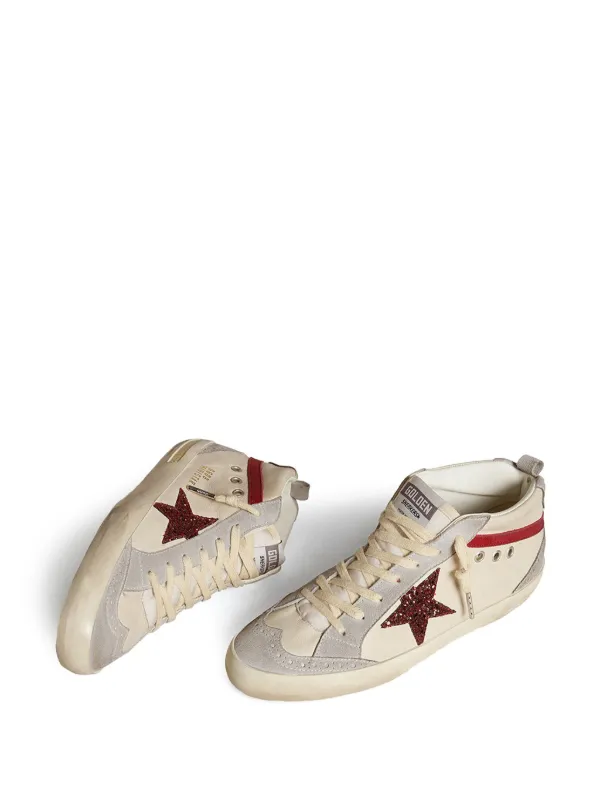 Golden Goose Tênis Mid Star | Neutro | FARFETCH BR