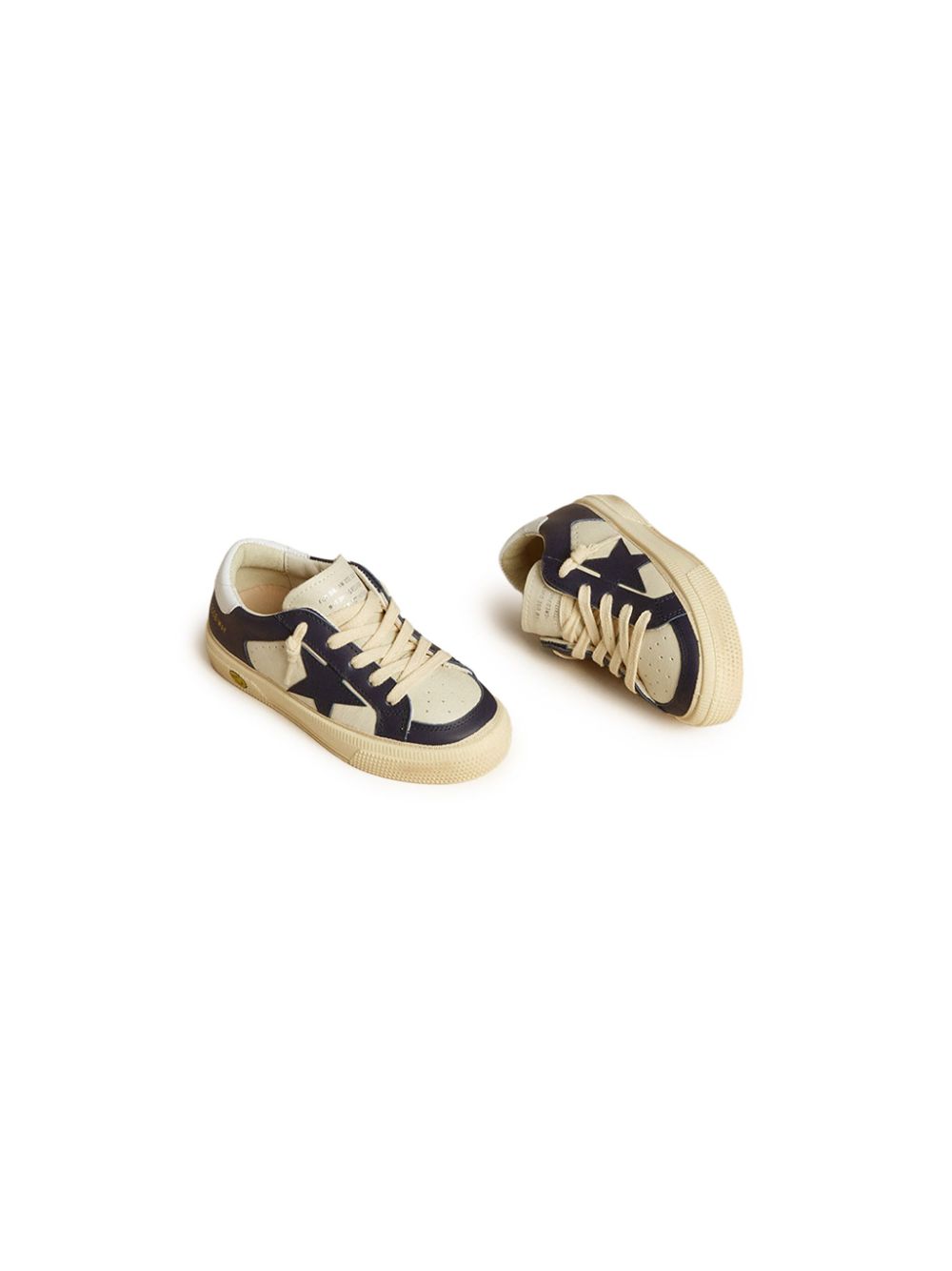 Golden Goose Kids May Star sneakers Wit