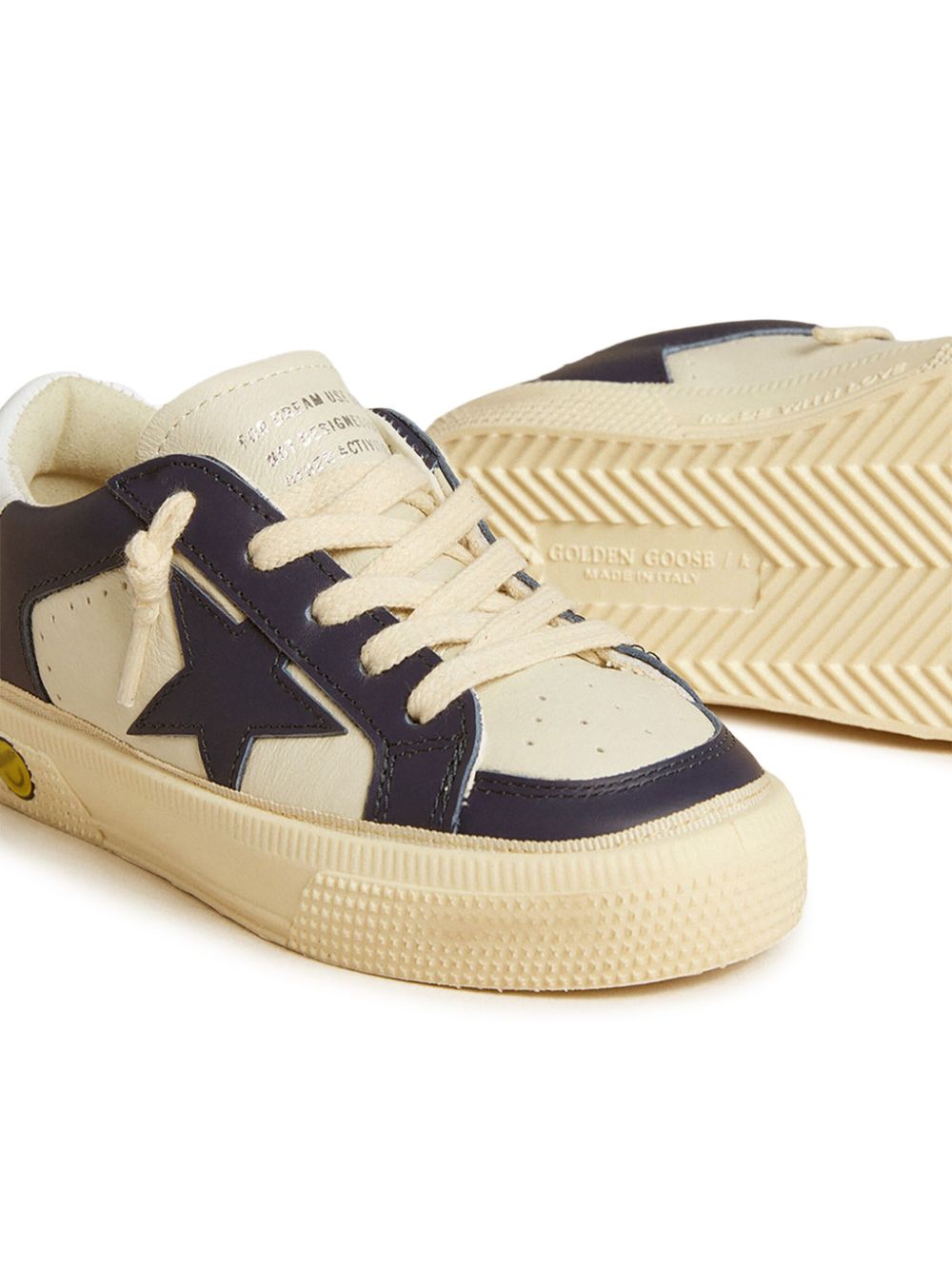 Golden Goose Kids May Star sneakers - Wit