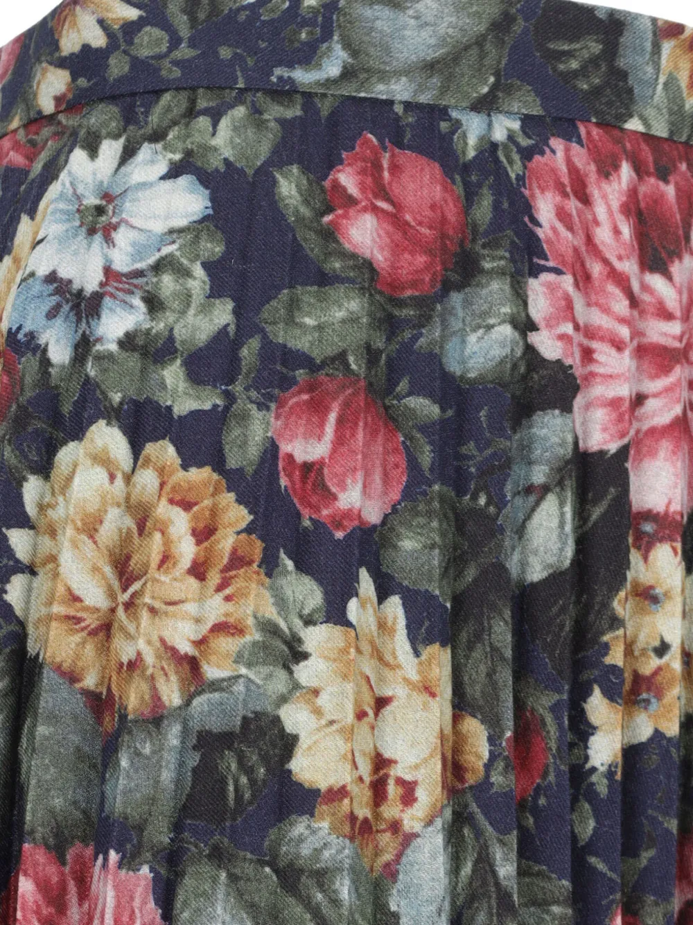 Junya Watanabe Rok met bloemenprint Blauw