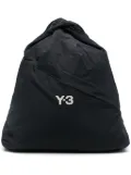 Y-3 x Adidas logo-print backpack - Black