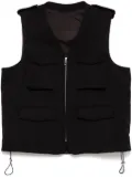 Caruso padded gilet - Black
