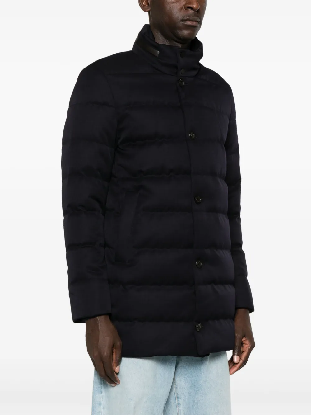 Moncler Vallonpierre Jacket In Blue