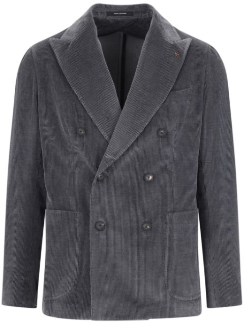 Tagliatore brooch-embellished blazer Men