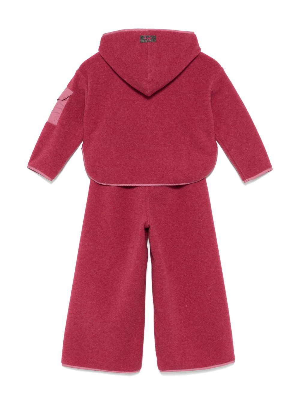 Il Gufo Fleece trainingspak met capuchon - Rood