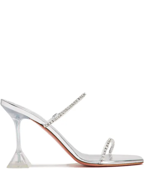 Amina Muaddi 95mm Gilda Heeled sandals