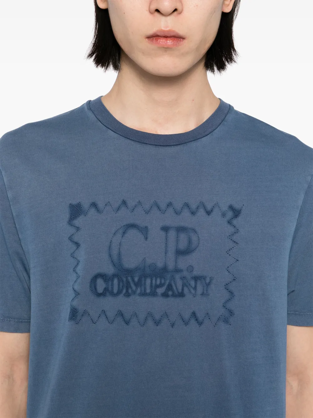 C.P. Company 24 1 T-shirt Blauw