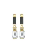 V JEWELLERY agate drop earrings - Gold