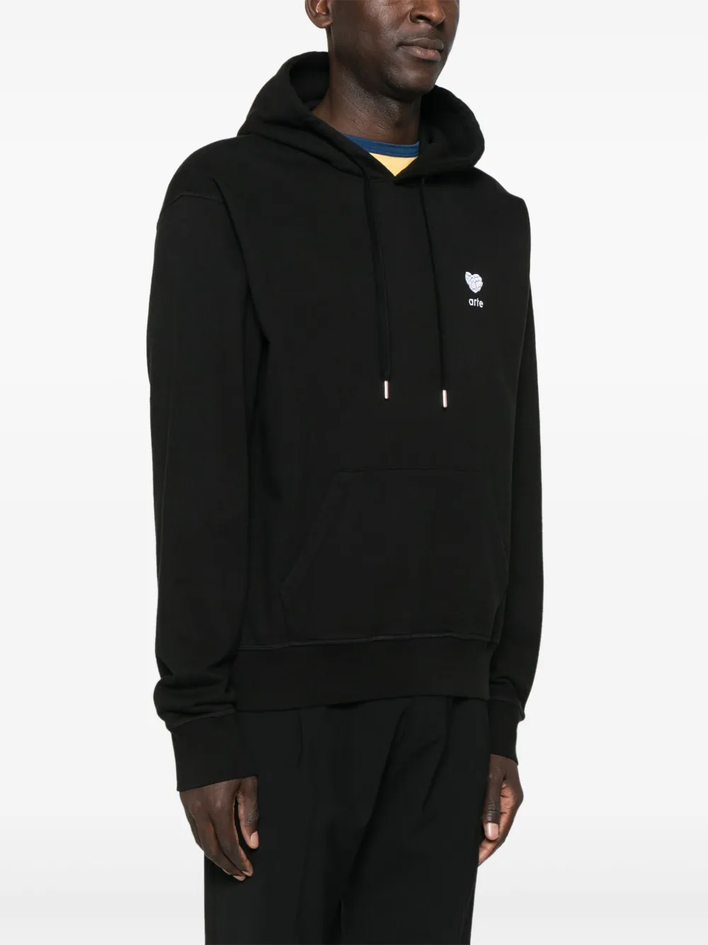 Arte Antwerp Heart Flower hoodie Zwart