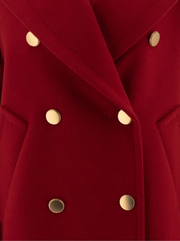 Max Mara Giaccone Berta | Red | FARFETCH JO