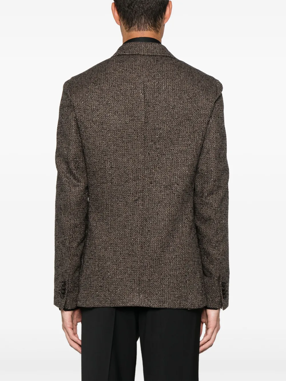 Zegna Geweven blazer Bruin
