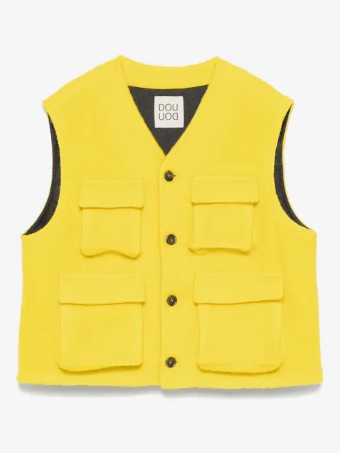 Douuod Kids gilet à fini brossé