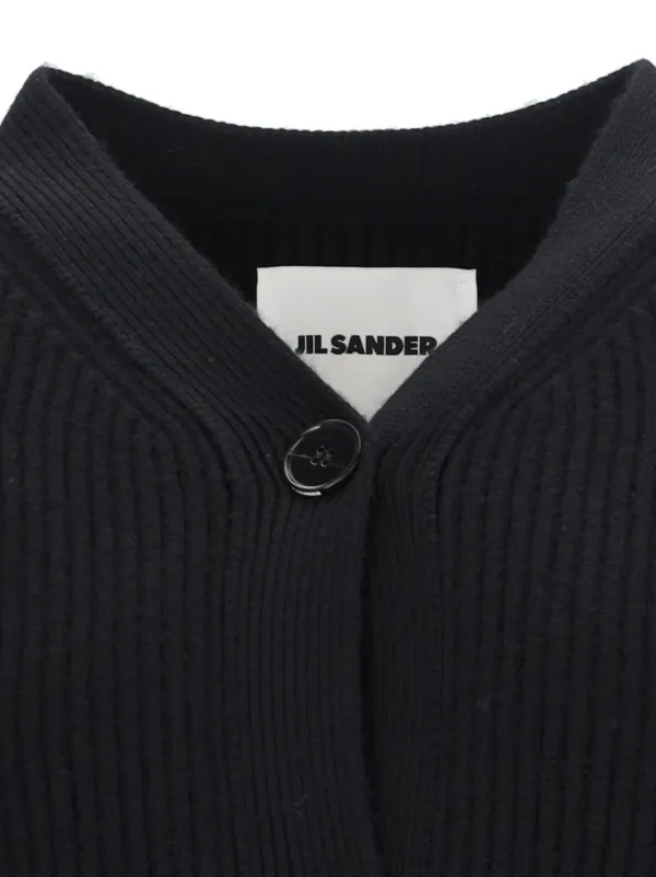 b*e様 ジルサンダー 黒 ウールニット boiled wool knit 46 ジルサンダー 黒 ウールニット メンズの通販 boiled wool knit