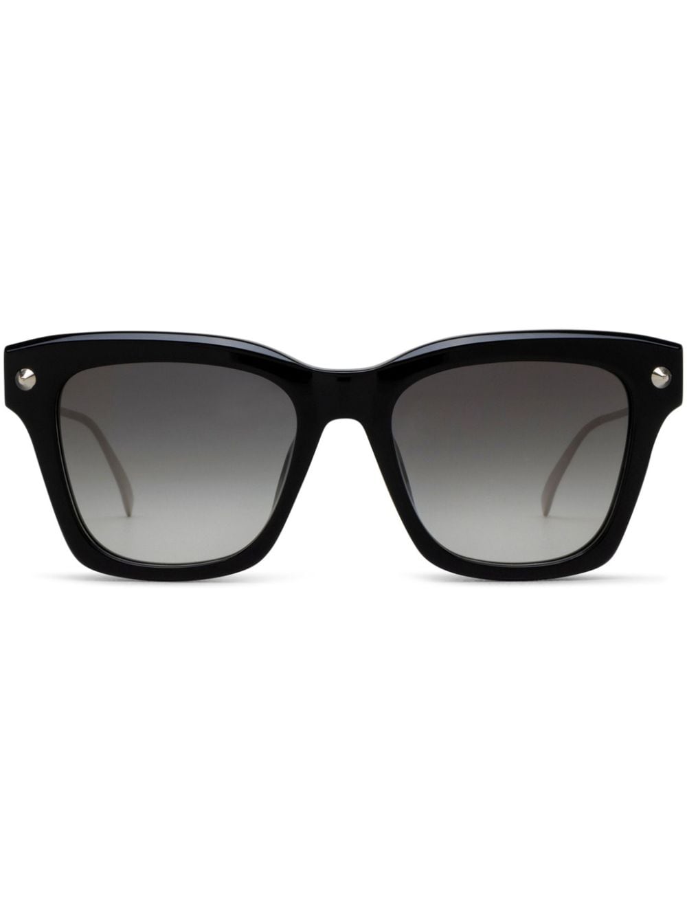 Alexander Mcqueen Square-frame Sunglasses In Black