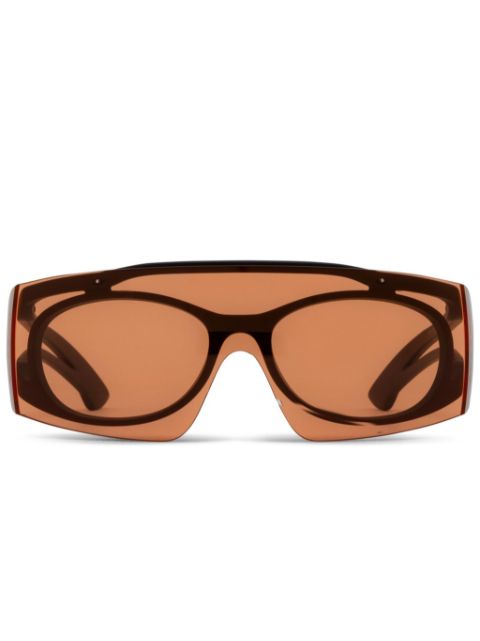 Alexander McQueen Eyewear logo-print sunglasses Men