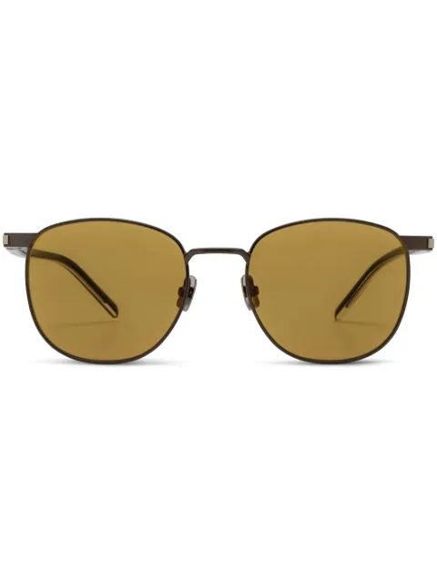 Saint Laurent Eyewear lentes de sol con logo grabado