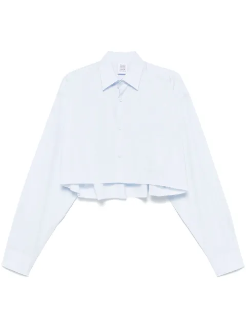VETEMENTS camisa con monograma en jacquard