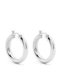 Tom Wood medium sterling silver hoop earrings