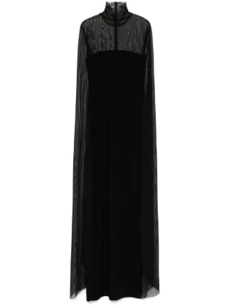 Norma Kamali Turtleneck Gown | Black | FARFETCH