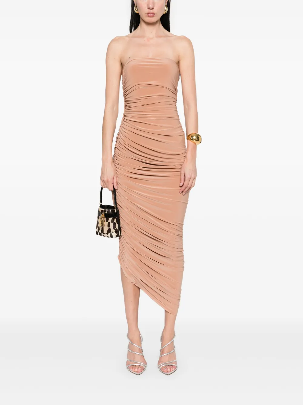 Norma Kamali Midi-jurk - Beige