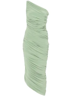 Norma Kamali Diana one-shoulder Gown | Blue | FARFETCH ID