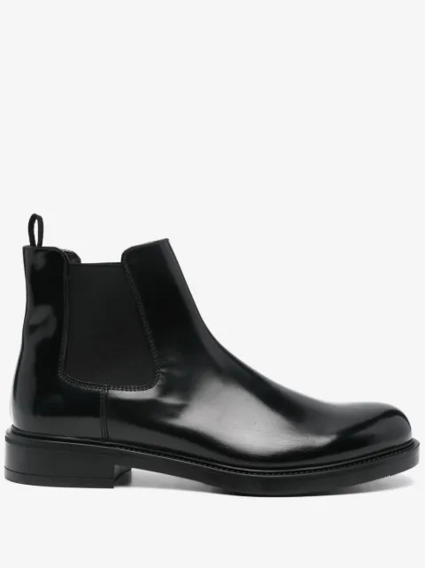 Prada leather Chelsea boots