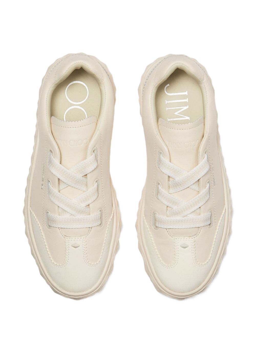 Jimmy Choo Diamond Light sneakers Wit