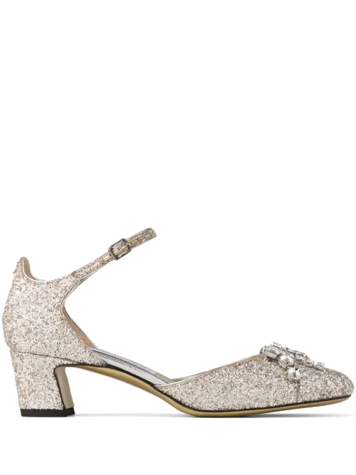 Escarpins 45 mm en cuir - Jimmy Choo - Modalova