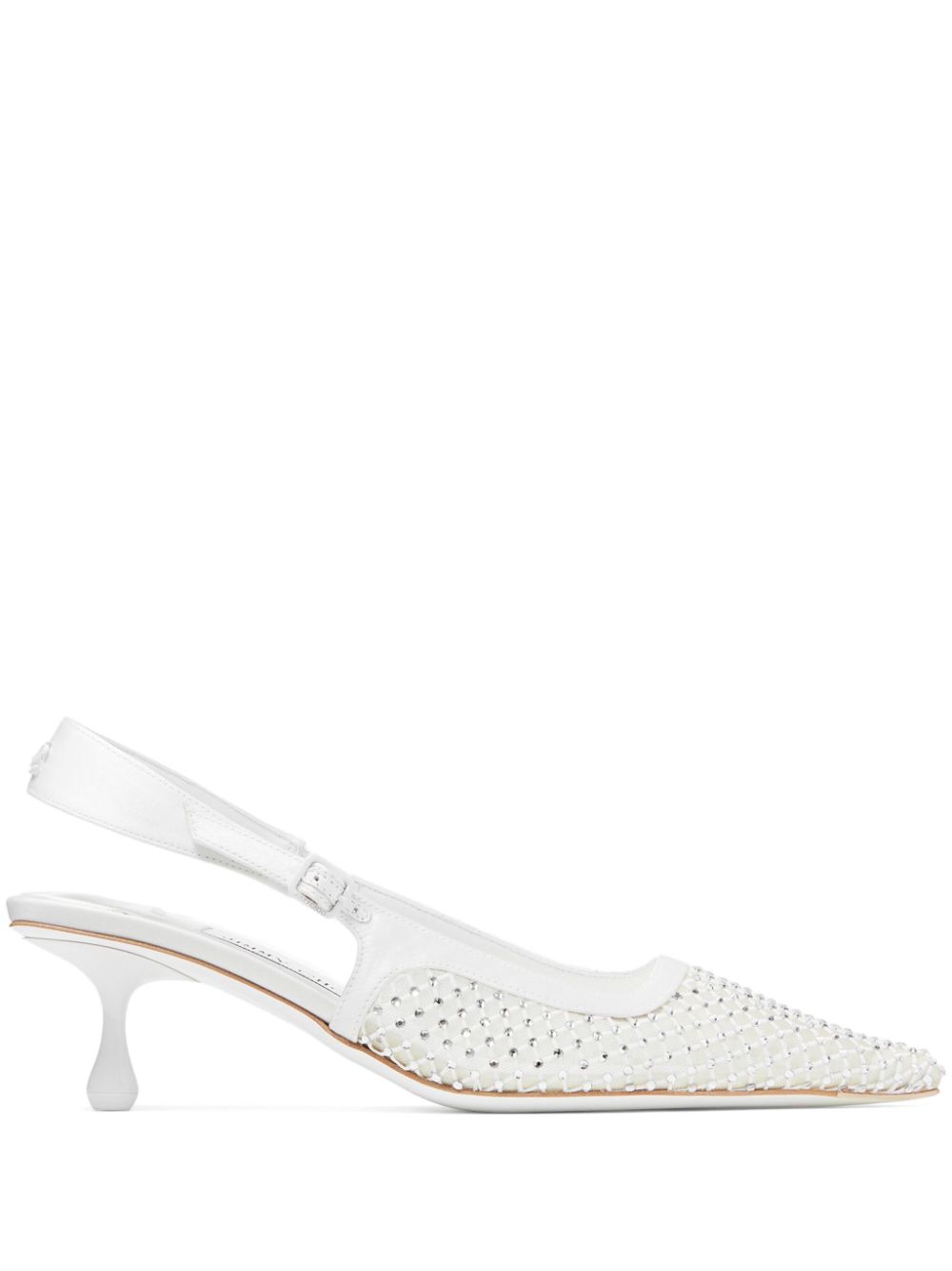 Jimmy Choo 50mm Amel pumps White