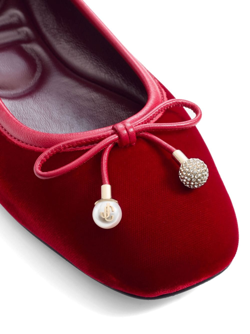 Jimmy Choo Elme ballet flats Red